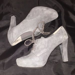 Grey Oxford Heels